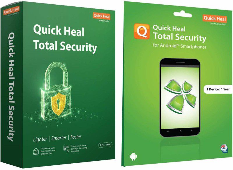 QUICK HEAL Total Security 2 User 1 Year  (CD/DVD)