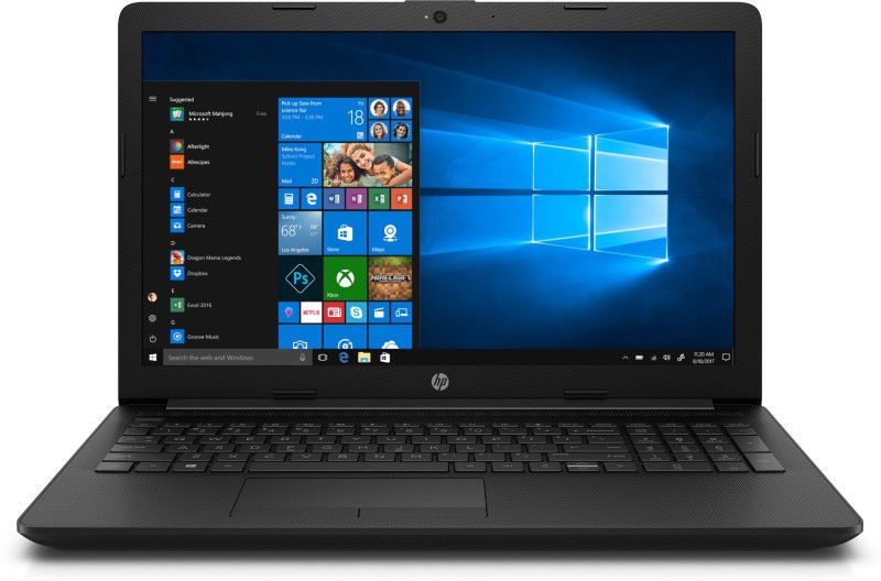 HP 15 Celeron Dual Core - (4 GB/1 TB HDD/Windows 10 Home) 15-di0000TU Laptop  (15.6 inch, Jet Black, 2.18 kg, With MS Office)