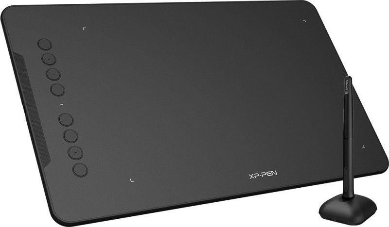XP Pen Deco01 10 x 6 inch Graphics Tablet  (Black, Connectivity - USB)