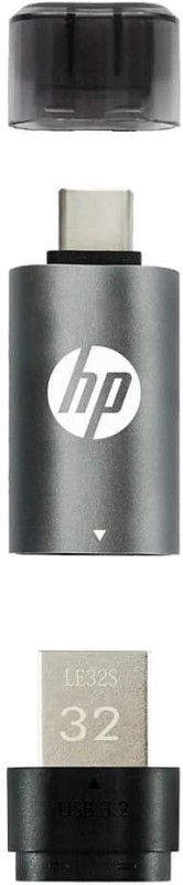 HP HPFDX5600C-32 32 GB OTG Drive  (Black, Grey, Type A to Type C)