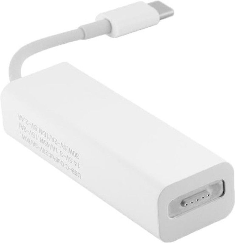 Tobo USB C to MagSafe Adapter Type C to MagSafe L/T-Tip Charging Converter Adapter. USB Charger  (White)