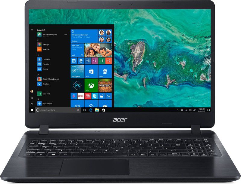 Acer Aspire 5 Core i3 7th Gen - (4 GB/1 TB HDD/Windows 10 Home) A515-53K-357E Laptop  (15.6 inch, Obsidian Black, 2.15 kg)