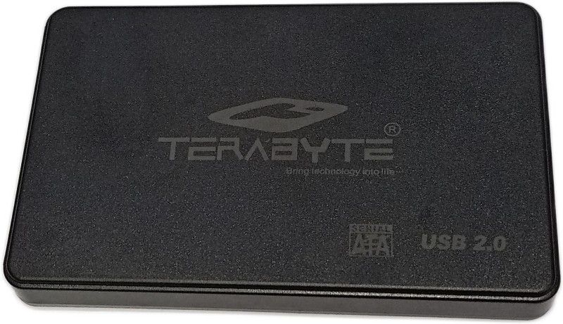 TERABYTE 2in1 USB 2.0 Laptop Casing 2.5" HDD/SSD Screwless Enclosure Case Cover SATA to USB 2.0 External Hard Drive Enclosure Case for Laptop Hard Disks Case 2.5 inch USB 2.0 LAPTOP CASING  (For LAPTOP, MULTICOLOR (MAY VARY))
