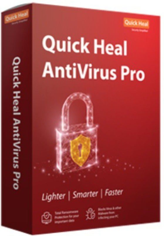 QUICK HEAL Anti-virus 3 User 1 Year  (CD/DVD)