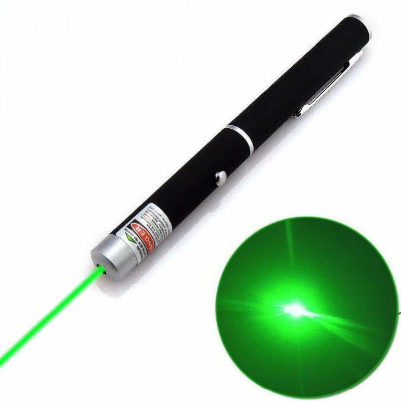 RECTITUDE Ultra Powerful Laser Pointer Pen Beam Light 5Mw 650Nm Presentation Pointer  (650 nm, Green)