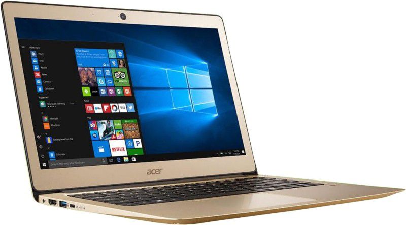 Acer Swift 3 Core i7 7th Gen - (8 GB/256 GB SSD/Windows 10 Home) SF314-51 Thin and Light Laptop  (14 inch, Rose Gold, 1.5 kg)