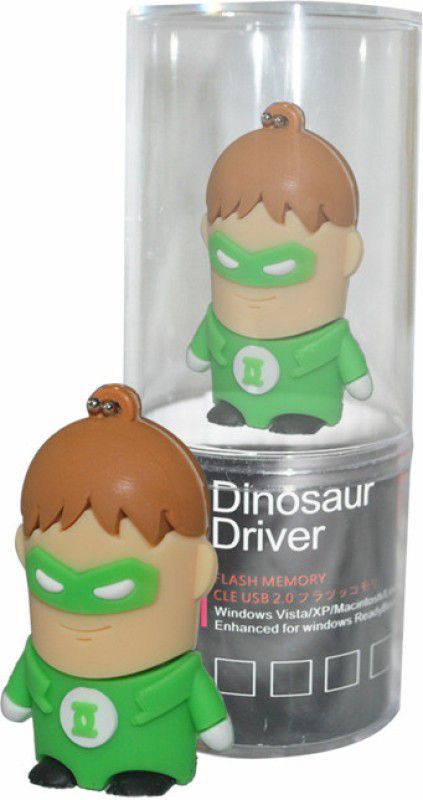 Dinosaur Drivers Batman 16 GB Pen Drive  (Green)
