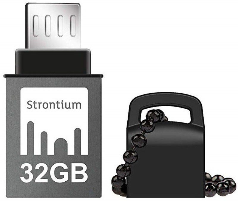 Strontium OTG USB 3.1 150MB/s 32 GB Pen Drive  (Black)