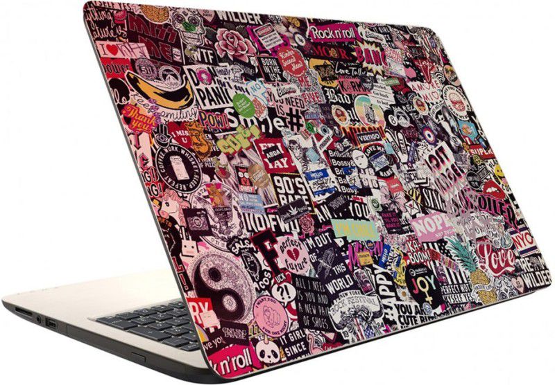 makimus designs Doodle Laptop Skin Graffiti Street Art Vinyl Laptop Decal 15.6