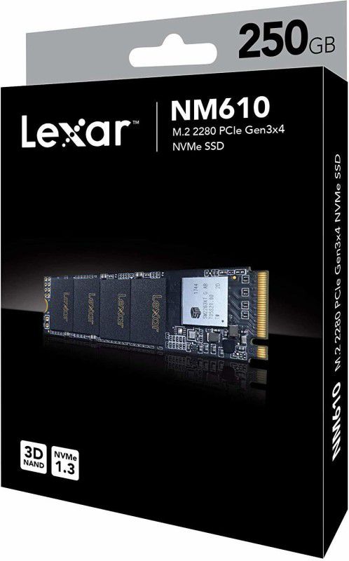 Lexar NM610 250 GB Laptop Internal Solid State Drive (SSD) (NM610)  (Interface: SATA III)