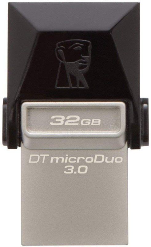 KINGSTON DTDUO3/32GBIN 32 GB OTG Drive  (Black, Type A to Micro USB)