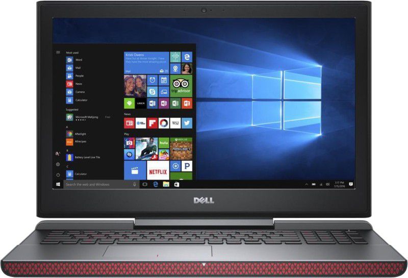 DELL Inspiron 15 7000 Core i7 7th Gen - (8 GB/1 TB HDD/128 GB SSD/Windows 10 Home/4 GB Graphics/NVIDIA GeForce GTX 1050Ti) 7567 Gaming Laptop  (15.6 inch, Matt Black, 2.62 kg, With MS Office)
