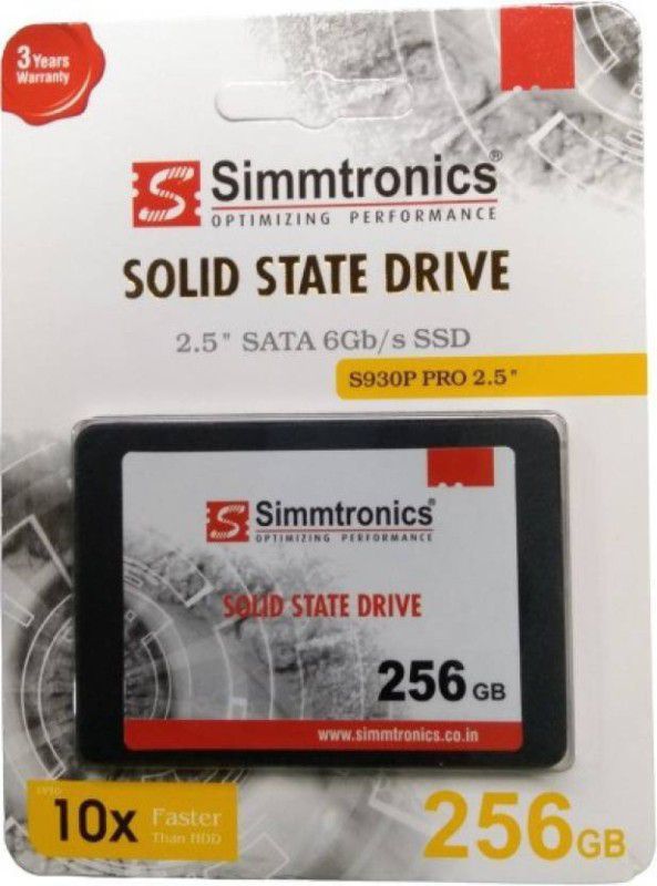 Simmtronics SSD 256 GB All in One PC's, Desktop, Laptop Internal Solid State Drive (SSD) (2.5 