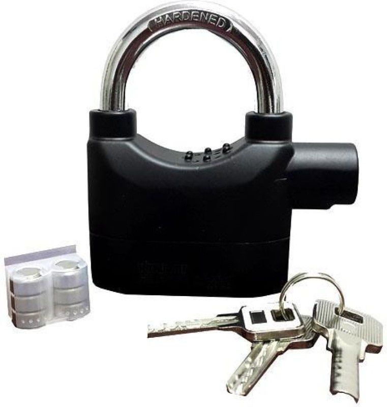 Sheling Anti Theft System Security Pad Lock with Burglar Smart Alarm Siren Motion Sensor Alarm Lock-A71 Genric Security anti Theft Padlock With Heavy Duty (AL-171)  (Black)