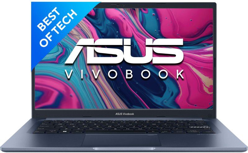 ASUS Vivobook 14 Intel P-Series Core i5 12th Gen - (16 GB/512 GB SSD/Windows 11 Home) X1402ZA-EB511WS Thin and Light Laptop  (14 inch, Quiet Blue, 1.50 kg, With MS Office)