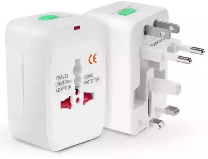 ASTOUND Universal World Travel AC Power Plug Convertor Adapter Worldwide Adaptor  (White)