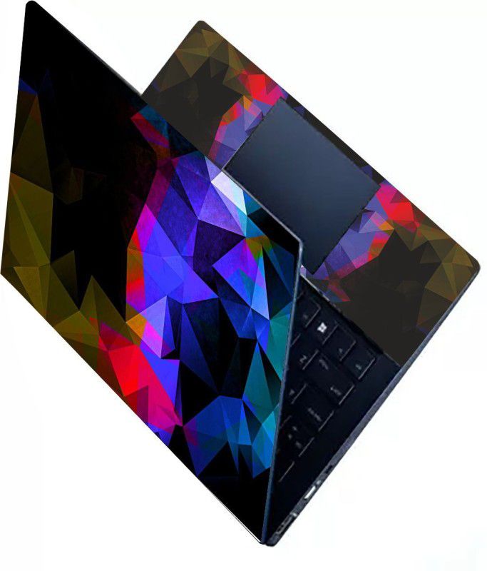 KALARKARI Full Skin/Sticker for Back and Palmrest Portion of -3-D cubes vinyl Laptop Decal 15.6