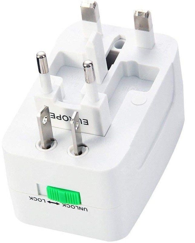 ASTOUND Travel Charger Adapter Plug Worldwide Adaptor (White) Worldwide Adaptor  (White)