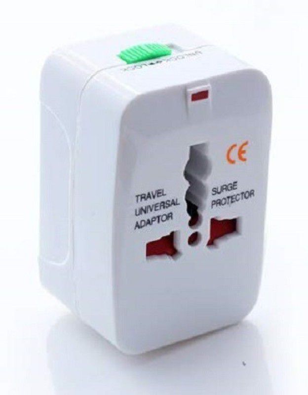ASTOUND All-in-One International Travel Power Charger Universal Adapter Plug Worldwide Adaptor  (White)