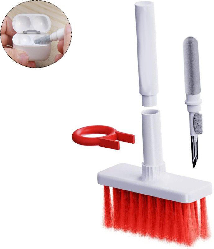 Zohlo Cleaning Soft Brush Keyboard Cleaner 5-in-1 Multifunction Cleaning Tool Kit for Computers, Gaming, Laptops, Mobiles  (Multi-Functional Keyboard & Headset Cleaning Brush Pen for Computers)