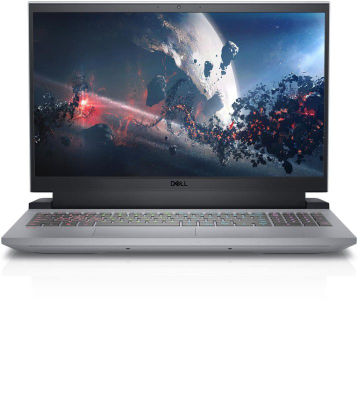 DELL Ryzen 7 Octa Core AMD R7-6800H - (16 GB/512 GB SSD/Windows 11 Home/4 GB Graphics/NVIDIA GeForce RTX 3050/120 Hz) G15-5525 Gaming Laptop  (38 cm, Phantom Grey With Speckles, 2.51 Kg, With MS Office)