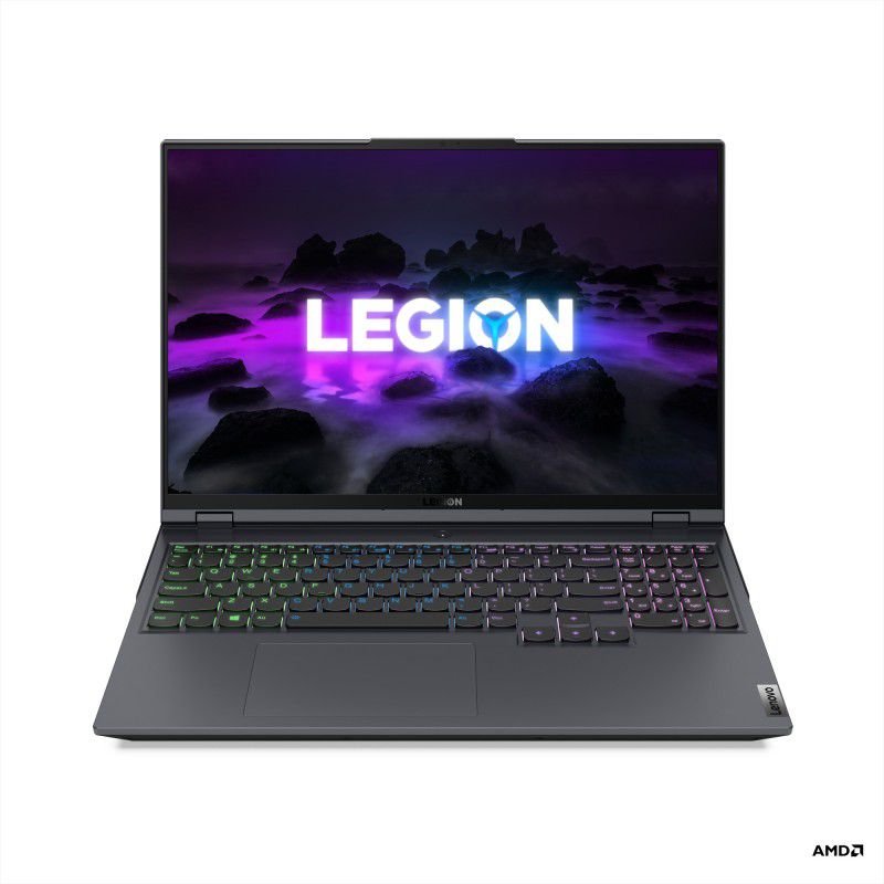 Lenovo Legion 5 Pro Ryzen 7 Octa Core 5800H - (32 GB/1 TB SSD/Windows 10 Home/8 GB Graphics/NVIDIA GeForce RTX 3070) 16ACH6H Gaming Laptop  (16 Inch, Storm grey, Black, 2.45 kg, With MS Office)