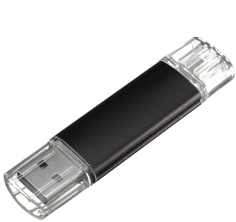 KBR PRODUCT FASHIONABLE CRYSTAL COLOUR 2 IN 1 OTG 32 GB Pen Drive  (Black)