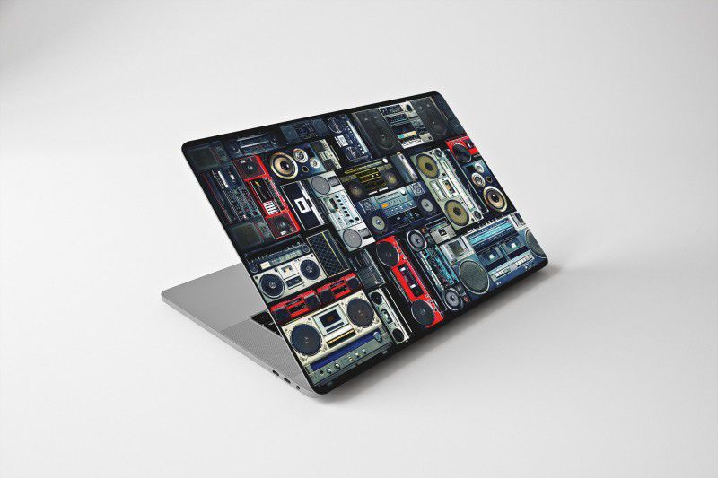 DWELLSINDIA Radio art Art Skin for Laptops Upto 15.6 Inch (HD Quality) Vinyl Laptop Decal 15.6