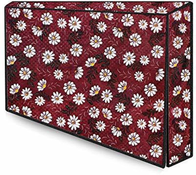 Glory Care Designer Led Cover for 43 inch Printed Led/Lcd Cover - KUM88  (Maroon)