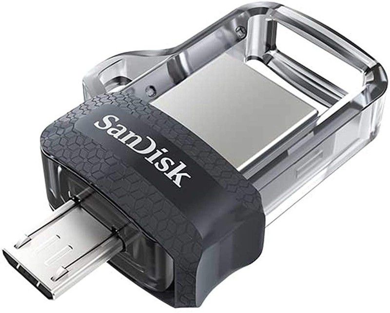 SanDisk Ultra Dual USB 3.0 OTG Pen Drive 32 GB OTG Drive  (Silver, Black, Type A to Micro USB)