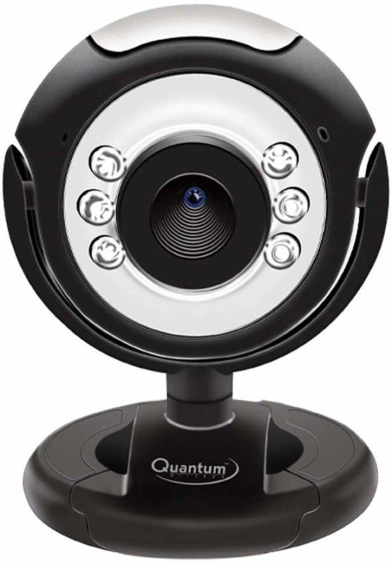DEVBHOOMI DB:-Quantum495LM 6 Light Webcam For Laptop/Desktop (Black) Webcam  (Black)
