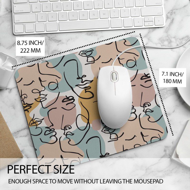 Paper Plane Design Non Slip Waterproof Mouse Pad for Laptops Computer ( Size- 18 x 22 cm) n19 Mousepad  (Multicolor)