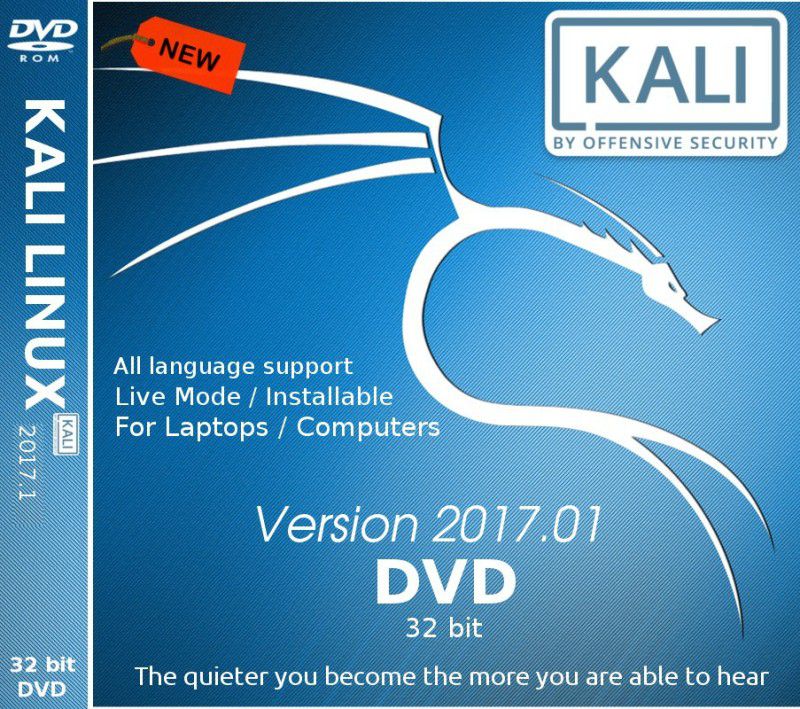 Kali linux 2017.1 DVD 32 bit