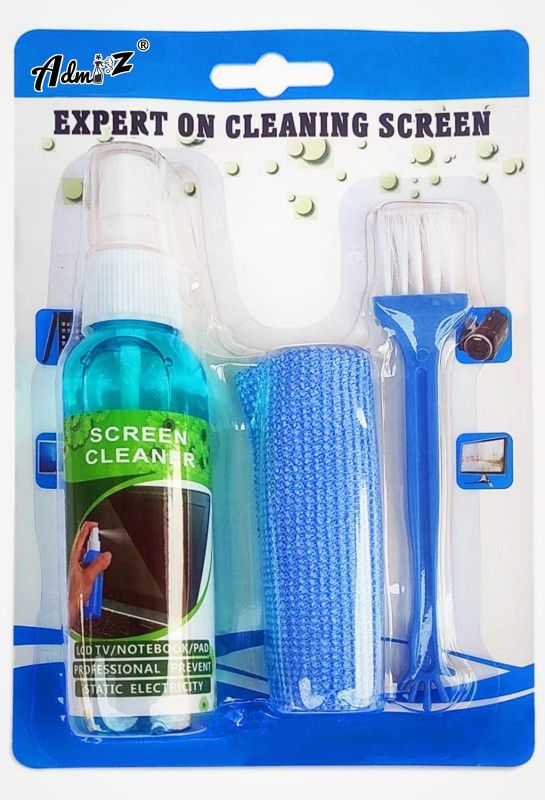 Sharp beak By Admiz™ - 3in1 Premium Cleaning Kit 100ml with brush & Cloth for Mobiles, Computers, Laptops, Gaming  (RNZ_100ml)