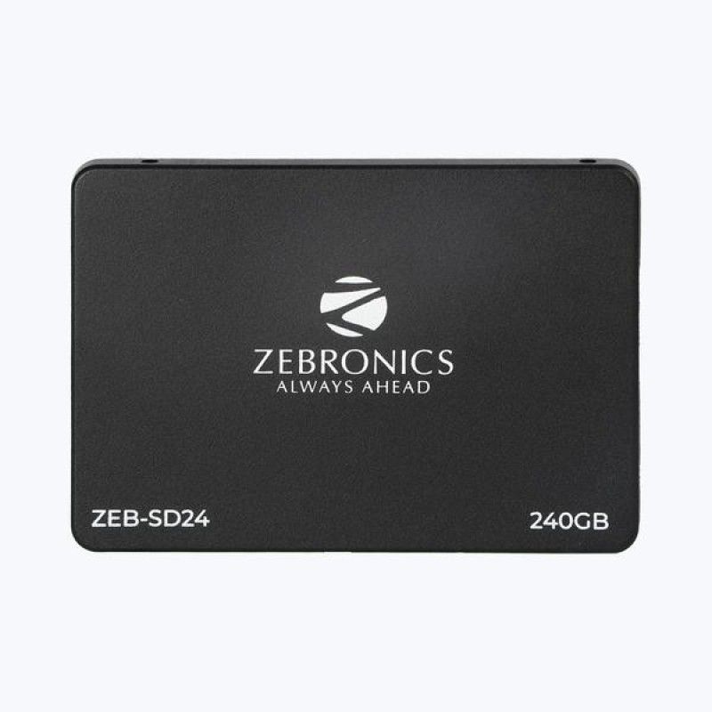 ZEBRONICS Faster performance 240 GB Desktop, Laptop Internal Solid State Drive (SSD) (ZEB-SD24)  (Interface: SATA, Form Factor: 2.5 Inch)
