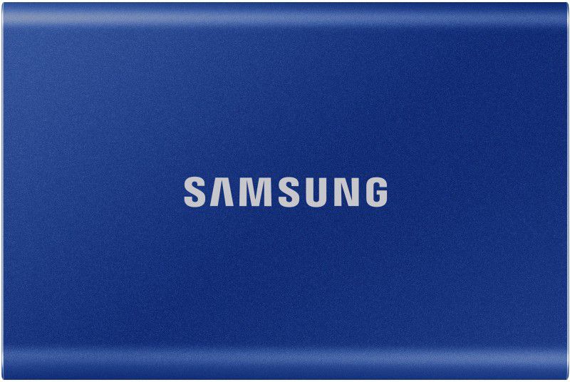 SAMSUNG T7 1 TB External Solid State Drive (SSD)  (Blue)