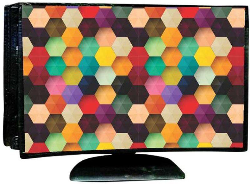 Shreejee Computer Cover 18.5 inch for 18.5 inch Computer, Monitor - monitor cover27  (Multicolor)