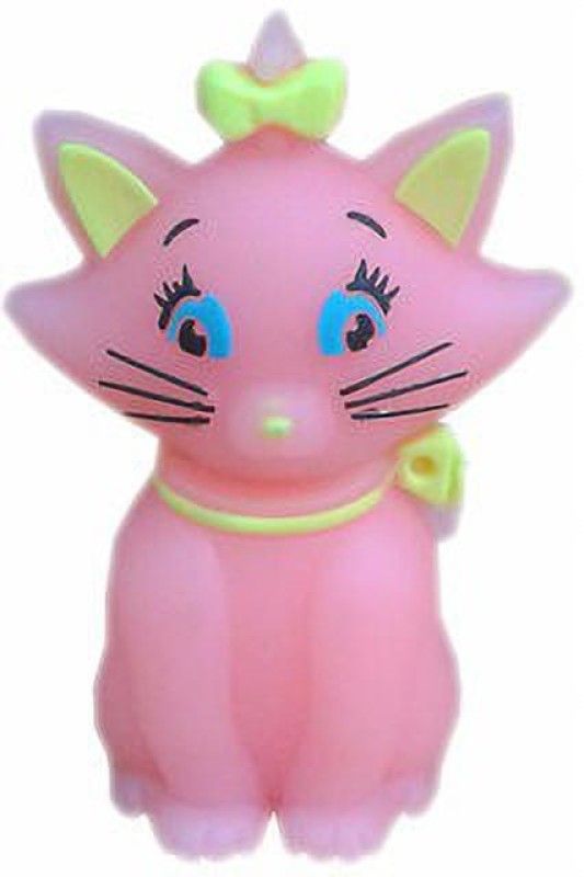 microware 16GB Cute Pink Cat Shape Pendrive 16 GB Pen Drive  (Pink, Yellow)