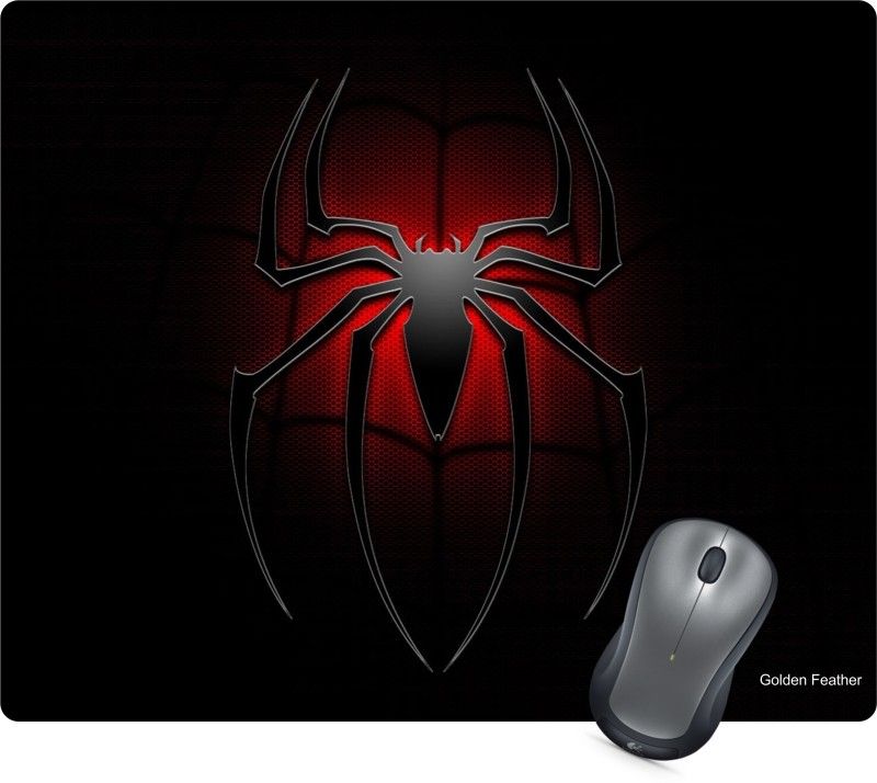 Clapcart Superhero Spiderman Logo Designer Mousepad 70 Mousepad  (Multicolor)