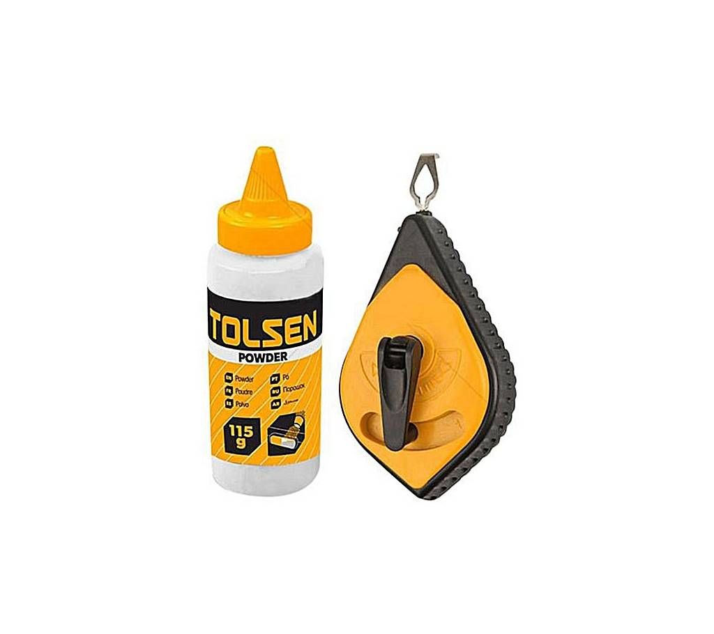 Tolsen Chalk Line Reel - Yellow and Black