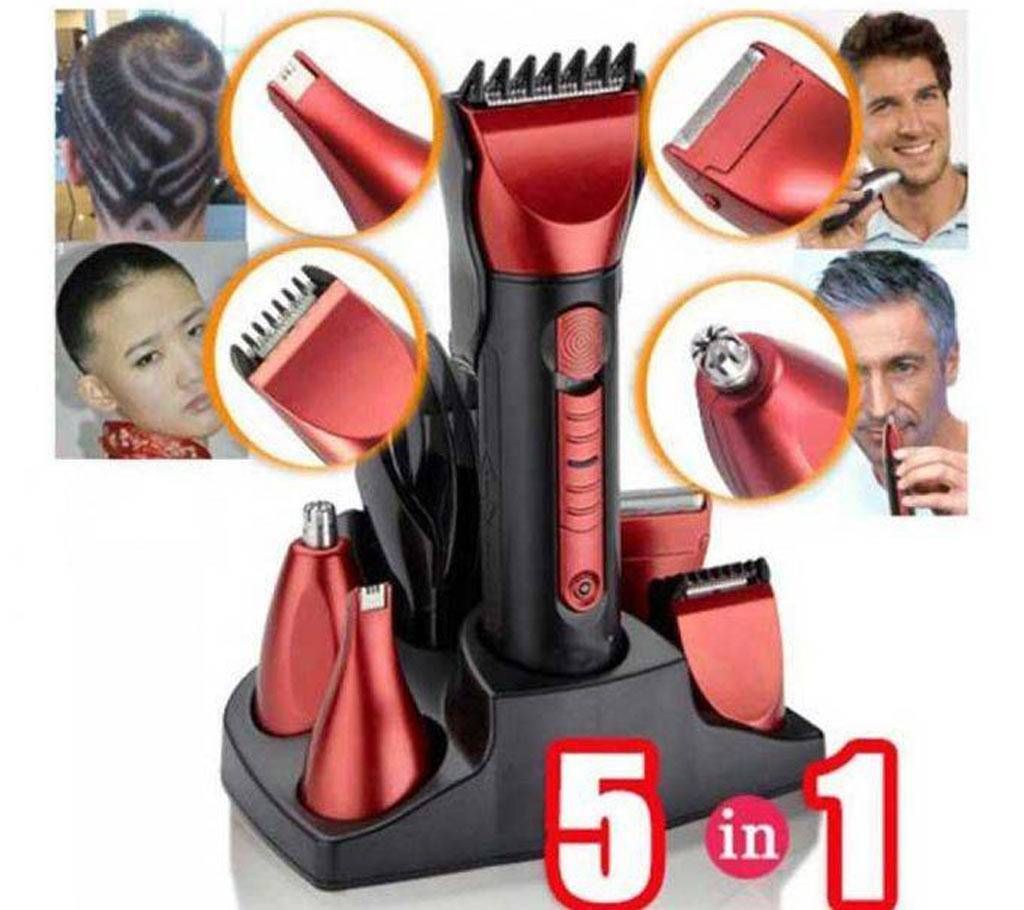 Kemei KM-8058 rechargeable 5 in 1 haircuts