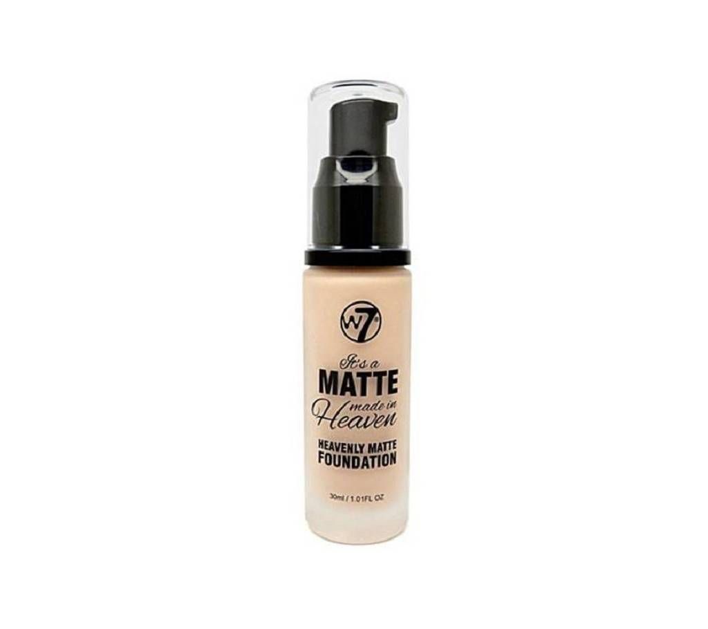 W7 Havenly Matte Foundation - 30ml UK 