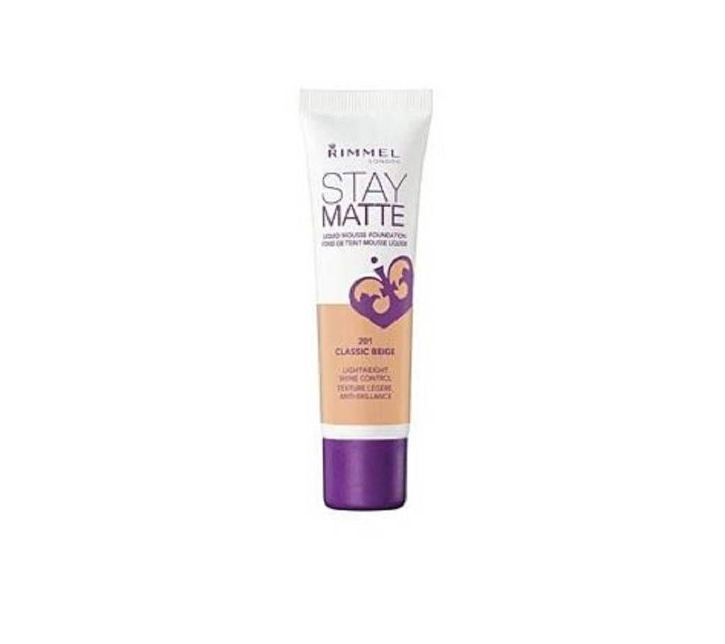 Rimmel London Stay Matte Liquid Foundation - 30ml London 
