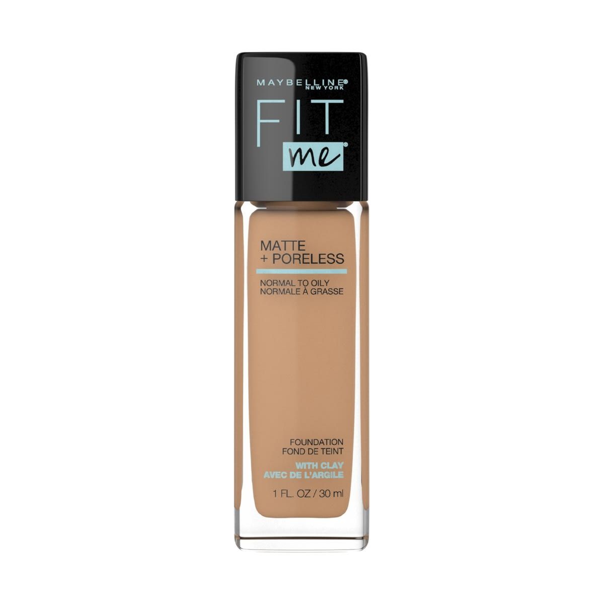 Maybelline Fit Me Matte + Poreless Liquid Foundation 30ml, Warm Honey