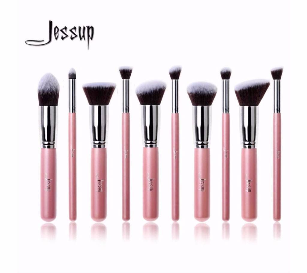 Jessup T068 10PCS Pink & Silver