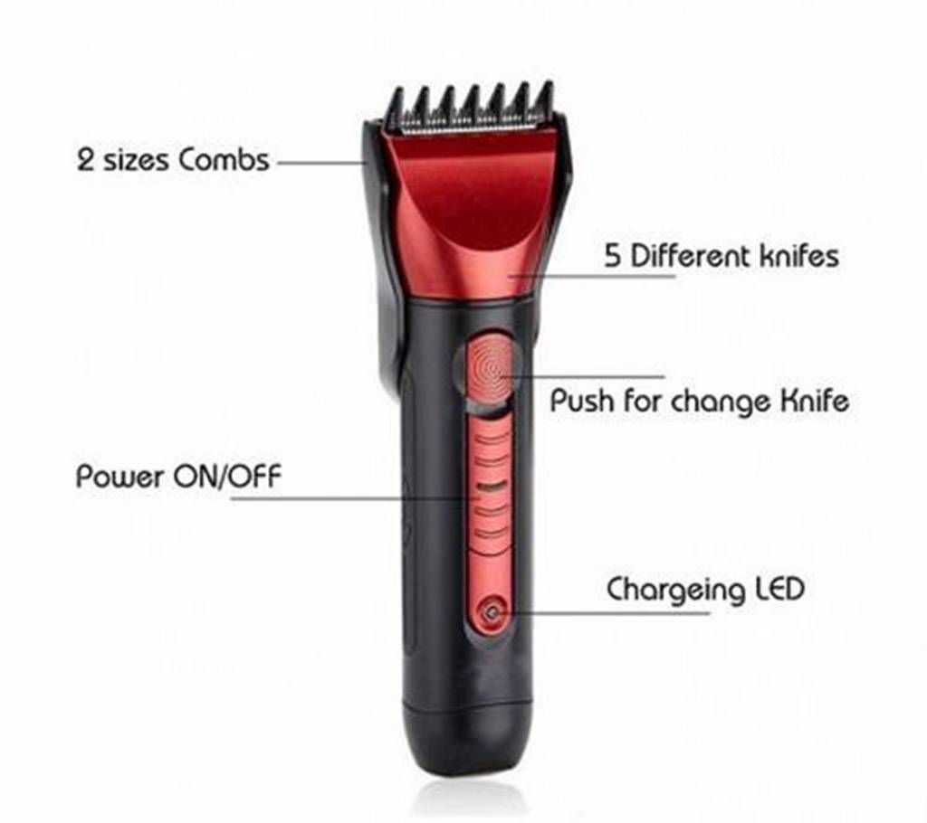 Kemei Rechargeable 5 In 1 Shaver & Trimmer