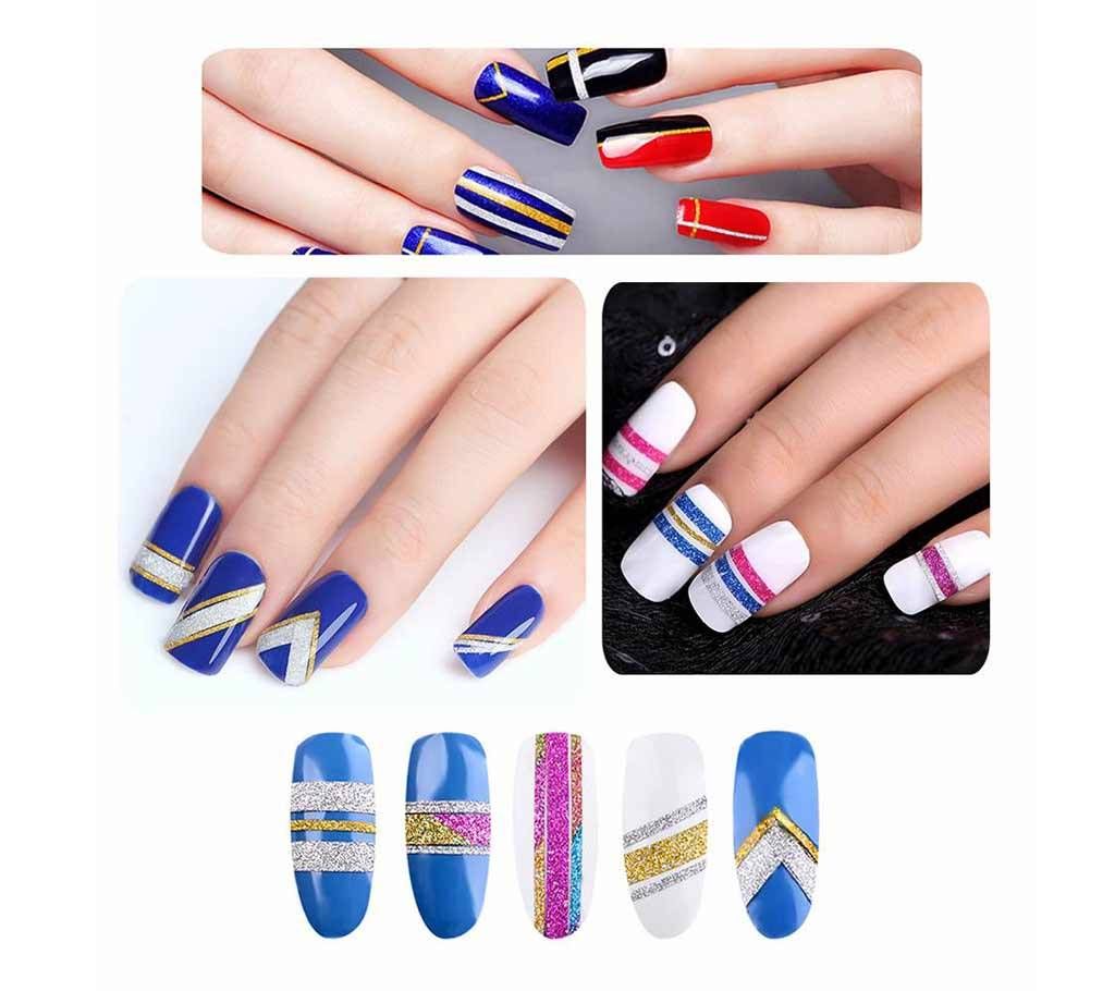 Glitter Nail Art Striping Tape