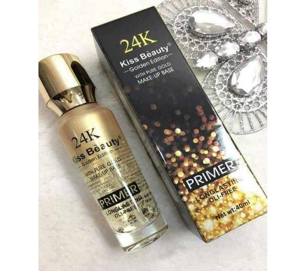 Kiss beauty 24 K Gold Matte Primer Oil Free 40ml Thailand