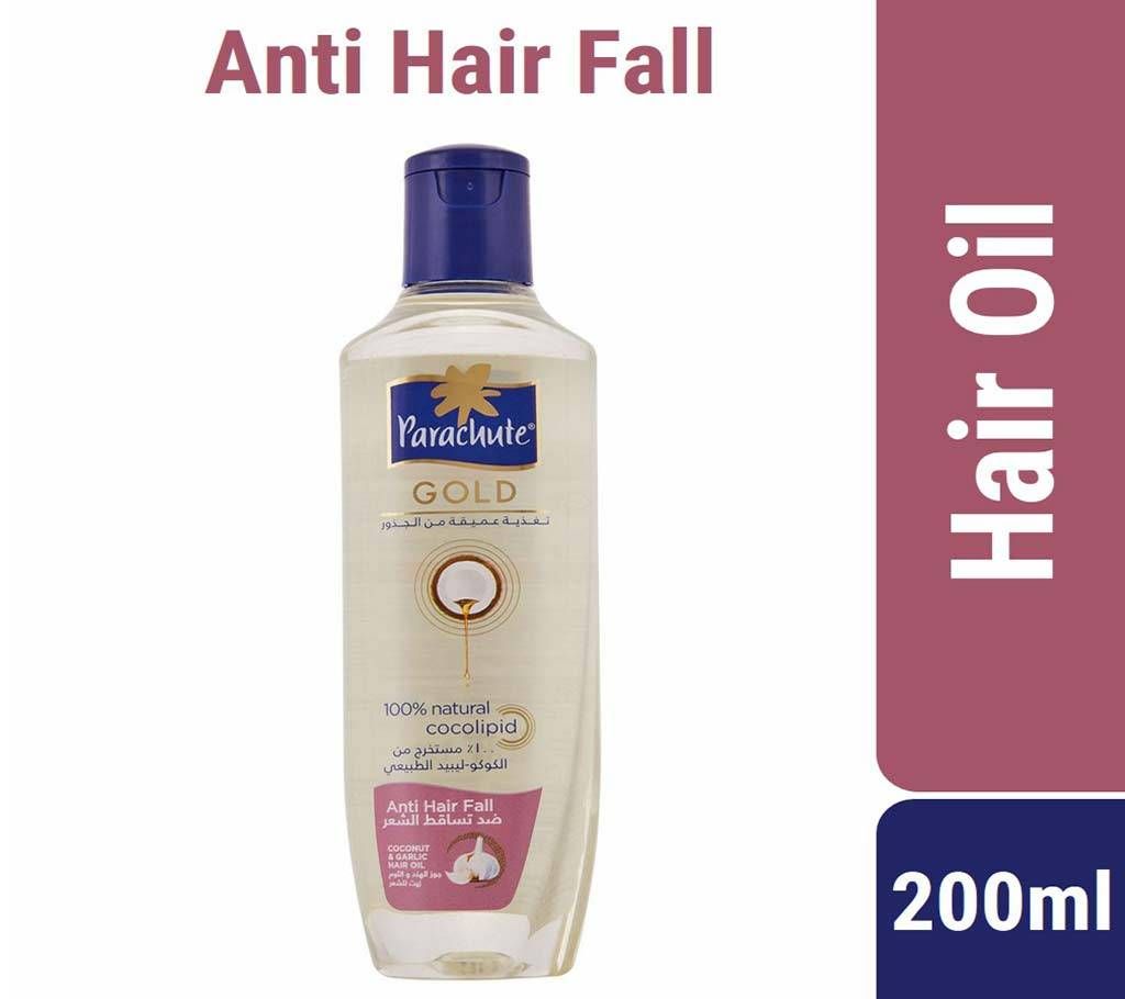 Parachute Gold Hair Oil Anti Hair Fall Coconut & Garlic - 200ml