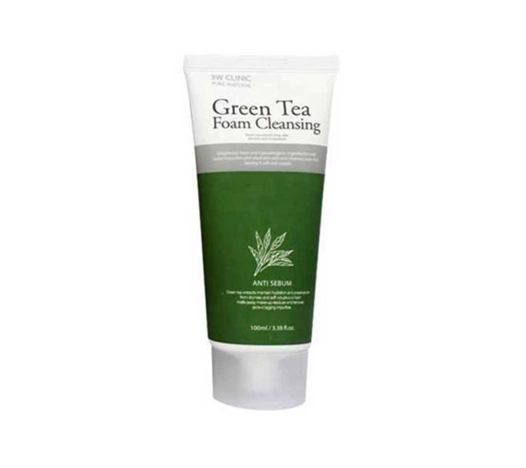Green tea Foam Cleansing face wash (3w Clinic)